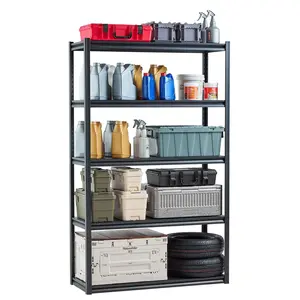 【fathersdaygift】VEVOR Storage Shelves 18" D x 48" W x 78" H 5-tier Garage Storage Shelving