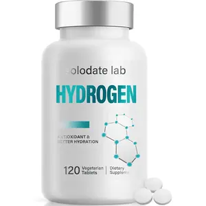 Hydrogen Water Tablets, 12 ppm H2 Molecular Hydrogen Supplement with Magnesium for Brain Health, Cognitive, Energy & Antioxidant Support Healthcare Fitness Dietary Edible Pure