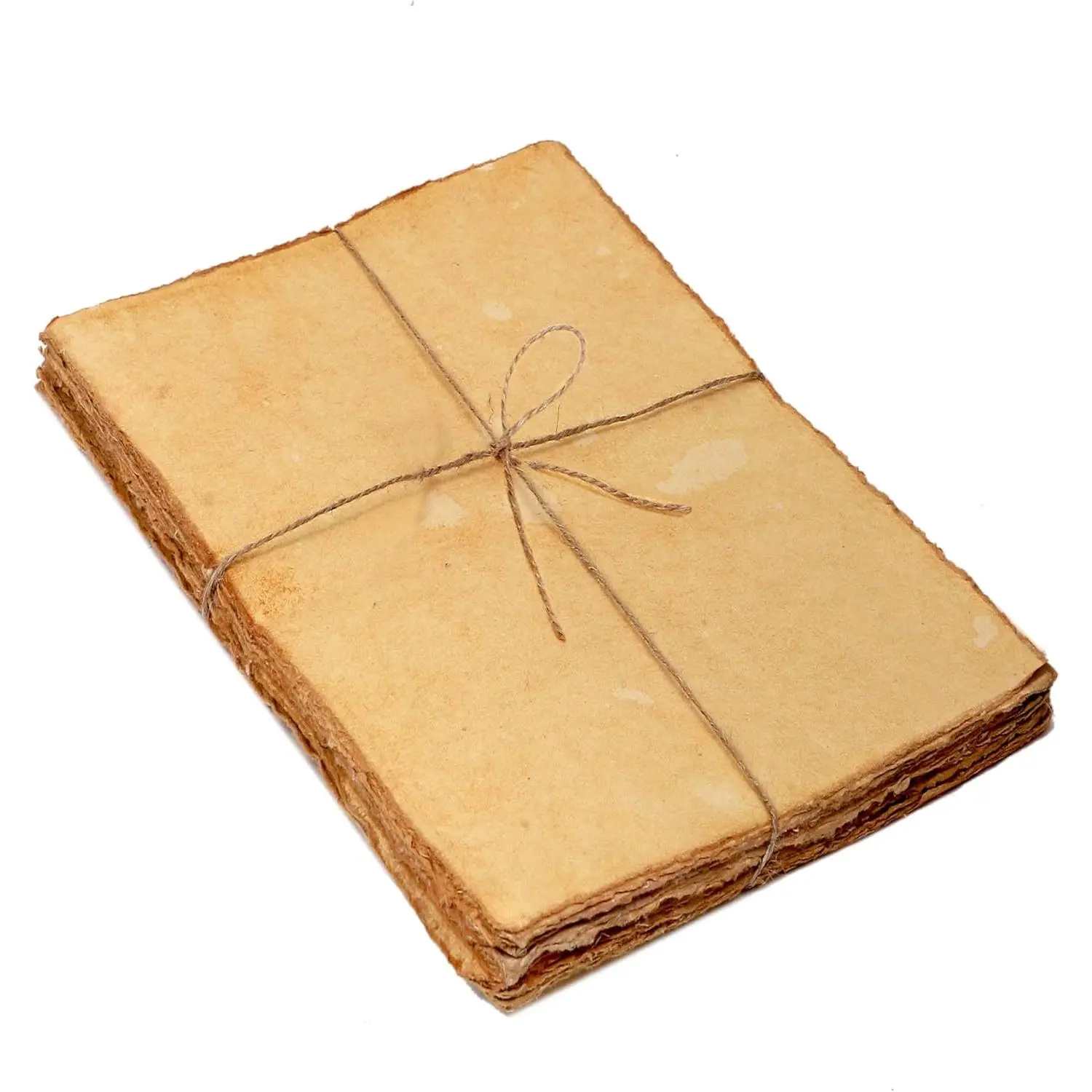50 Pack  Watercolor Paper with Deckle Edge 200 GSM Rough Textured Watercolor Paper for Writing
