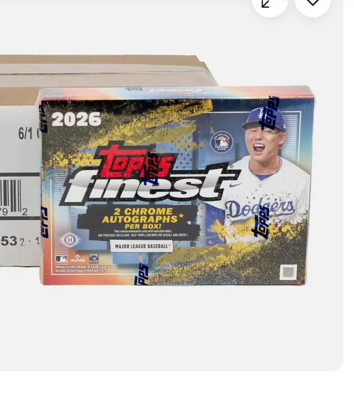 2026 Topps Finest Baseball Breakers Delight Box