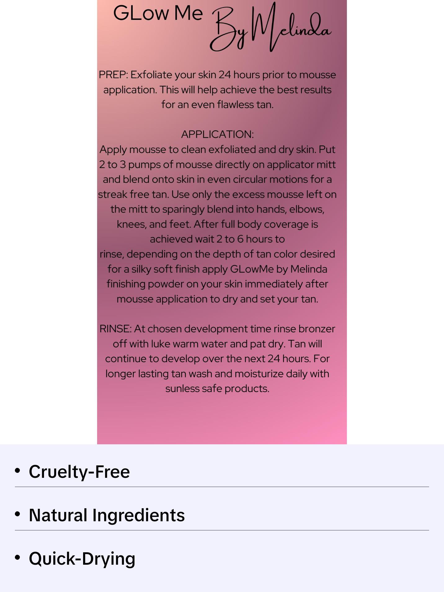 GLow Me By Melinda Complete Starter Kit