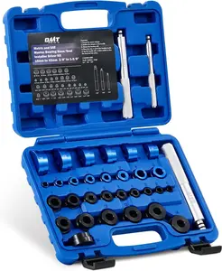 Orion Motor Tech Bearing Press Kit, 33pc Bearing Race and Seal Driver Set with Metric SAE Adapters, Seal Driver Set with 3 Knurled Handles, Bushing Driver Set for Wheel Bearing Installation, for Mounting Automotive Wheel Hubs