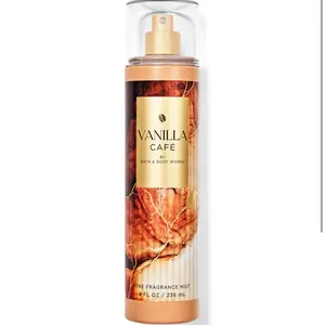 Bath & Body Works Vanilla Café Fine Fragrance Mist 8 fl oz 236 mL - Rich Vanilla Scent for Home & Body