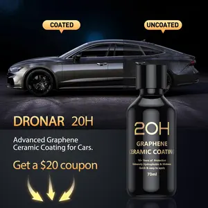 20H Advanced Graphene Ceramic Coating for Cars, 10+ Years of Long Lasting Protection, Apply After Car Wash & Paint Correction, Ultra High Gloss