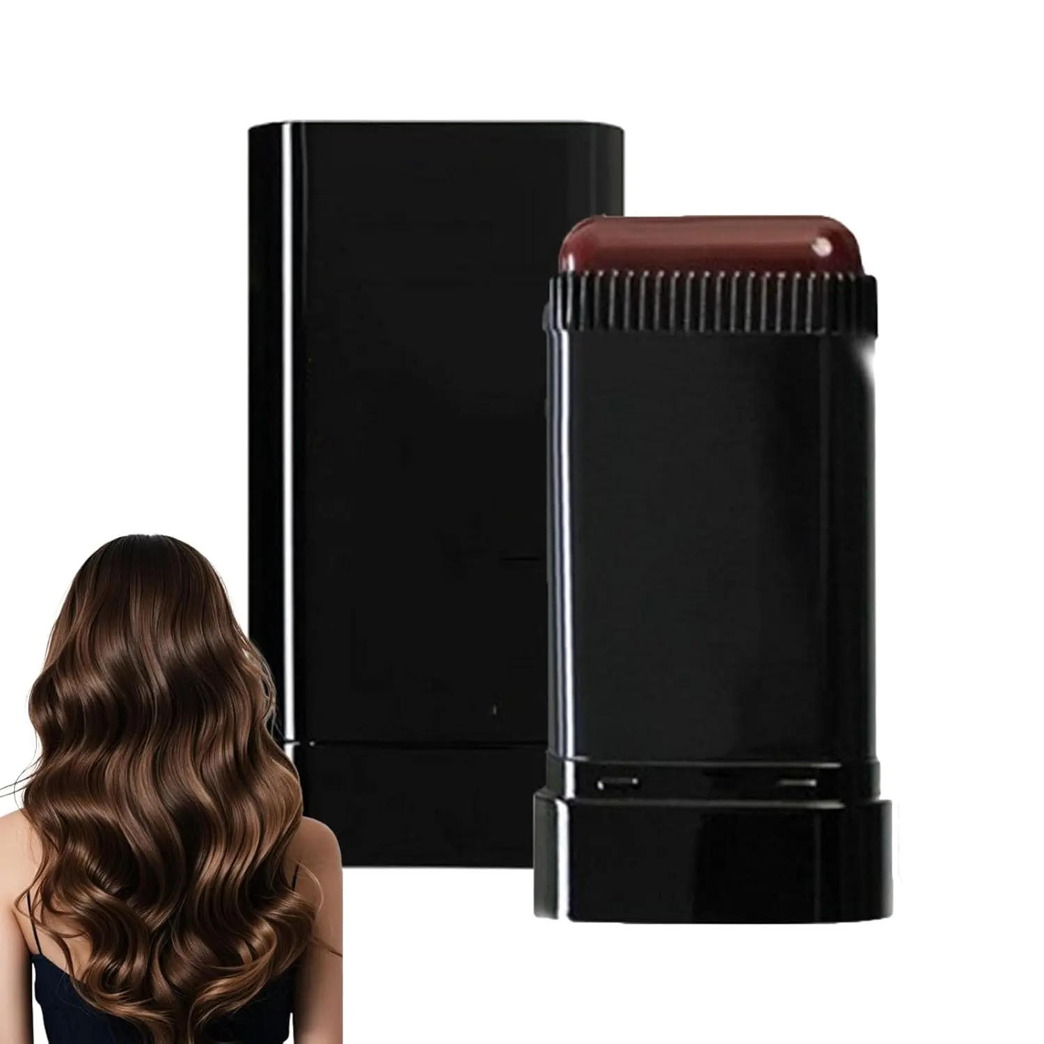 Hair Color Stick, Waterproof and Sweat-Proof Hair Dye Stick, Portable Color Touch-Up Hair Sticks With Comb, Cover Gray Hair Color Correction Sticks for Women & Men