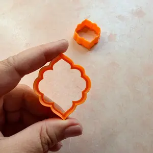Ruffled Kiss polymer clay cutters