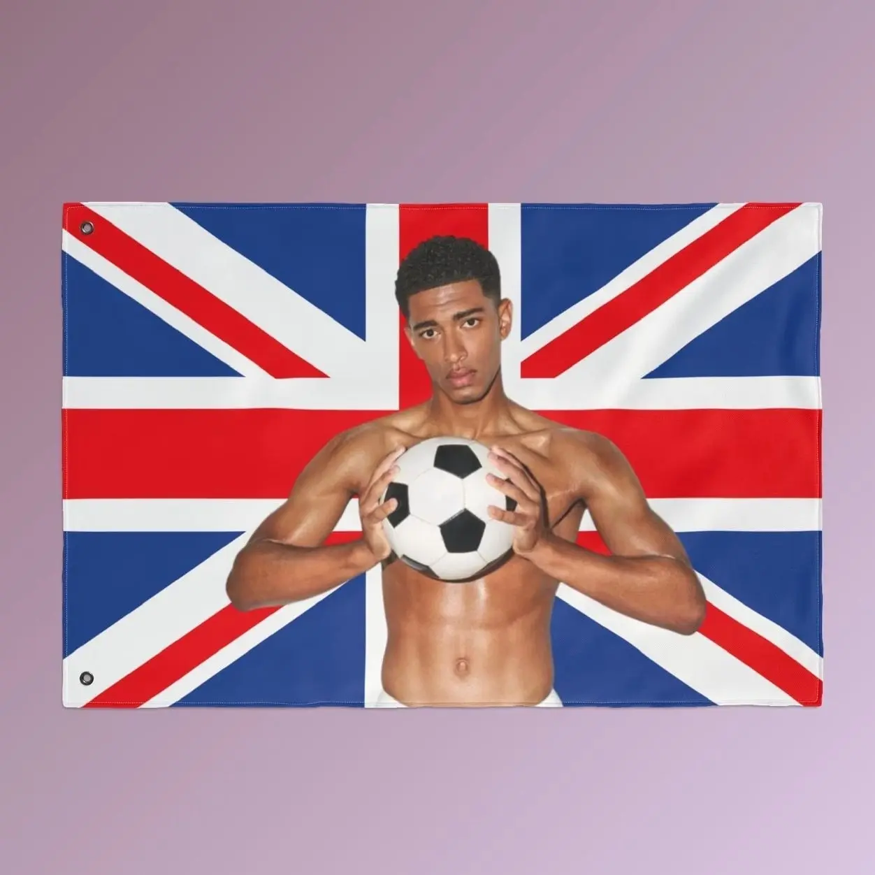 Jude Bellingham England Flag |   2026 Fan Banner |   Football Gift |   Double Sided Flag