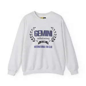 Gemini Norawit International Fan Club Sweatshirt | Thai BL Merch | My School Presient, Moonlight Chicken and My Love Mixup Fan Gift
