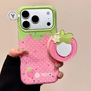 Strawberry Mirror Magsafe iPhone Case