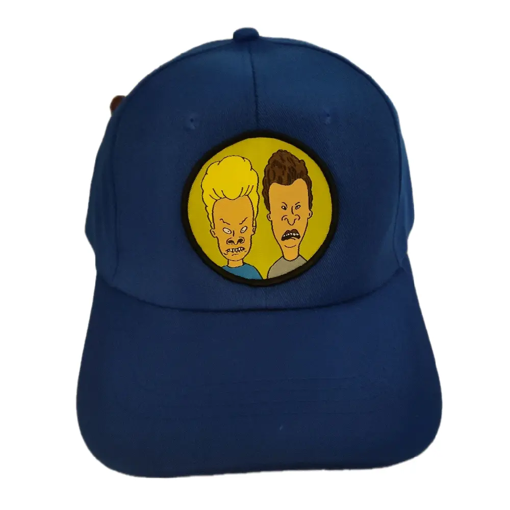 Beavis and Butthead Blue Baseball Cap with Iconic Characters Design for Fans