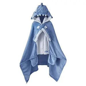 Shark Shawl Hood Wearable Blanket Cute Shark Blanket Hoodie with Shark Fin Hood, Machine Washable Soft Bedspread
