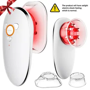 5-in-1 Body Sculpting Machine - Negative Pressure Lymphatic Drainage Massager, Smart Microcurrent & Red Blue Light Massager with LIPO Vacuum Heat, Body Shaping Massage Tool & Skin Tightening for Face,Belly, Arms, Legs