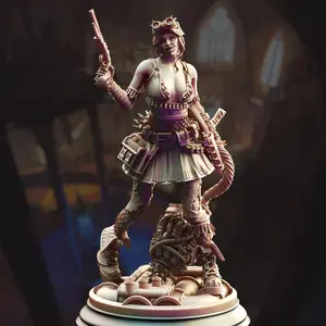Manic Pixie Boom Girl - Eryial of Arvere | 3D Printed Miniature | DM Stash
