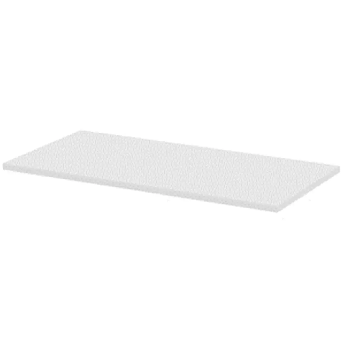 Lorell 48x24 in 1-Inch Straight Edge Rectangle Training Table Top - Particleboard, 3mm Edgebanding, Width-Adjustable, Easy Setup, White Commercial Office Furniture