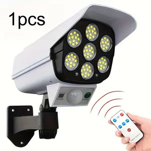 Outdoor Motion Sensor Solar LED Floodlight with Remote Control, Porch Garden Patio Driveway Security Light, Weather Resistant Outdoor Lighting, Solar Security Lights