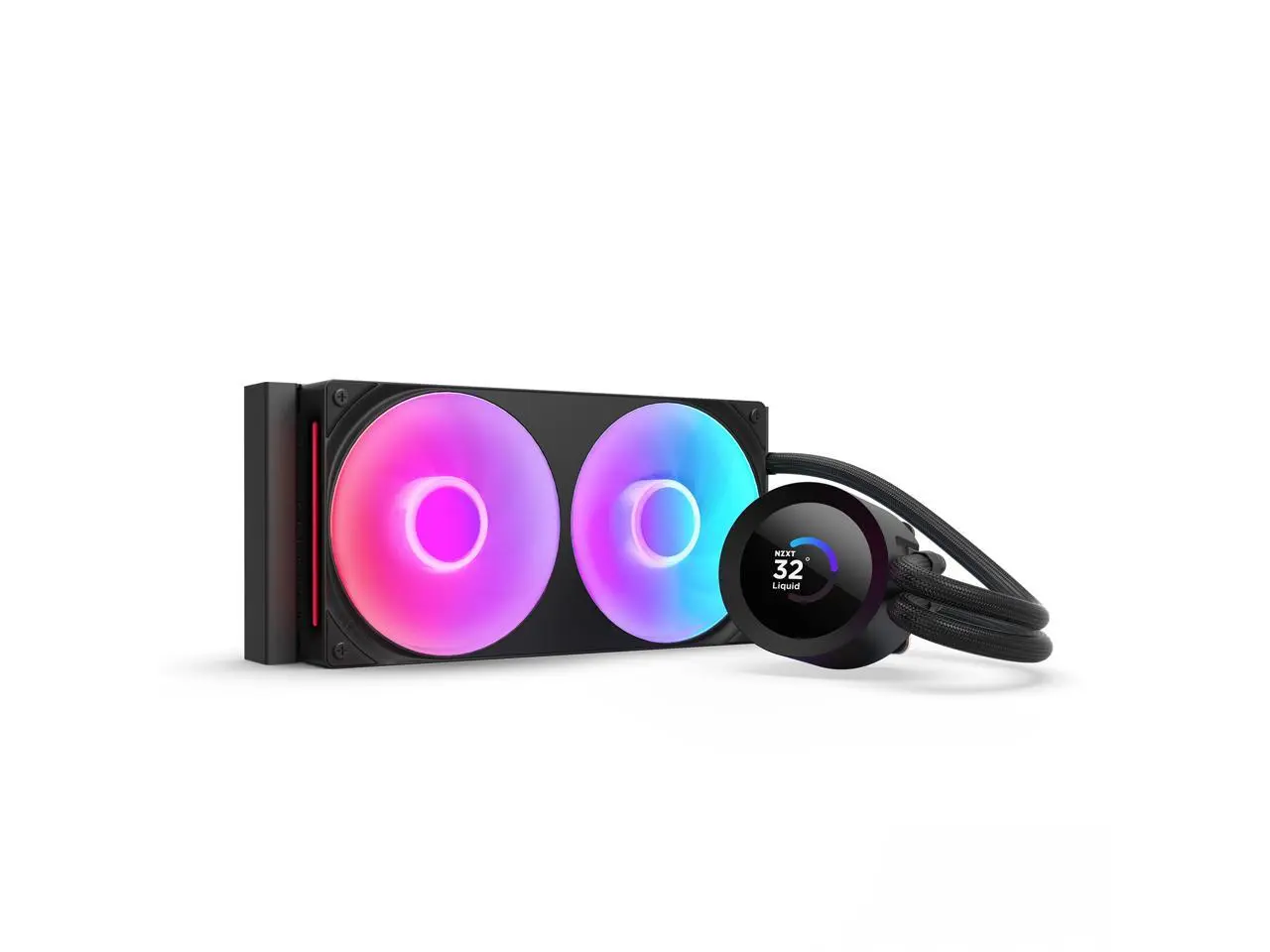 NZXT KRAKEN PLUS RGB 240 MM BLACK AIO LIQUID COOLER WITH 1.54" LCD & RGB CORE SINGLE FRAME FAN NZXT KRAKEN PLUS RGB 240 MM BLACK AIO LIQUID COOLER WITH 1.54" LCD & RGB CORE SINGLE FRAME FAN