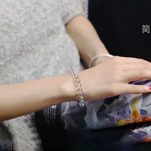 Clear quartz bracelet 8mm