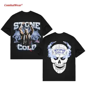 STONE COLD TEE, Wrestling Graphic Tee, WWE Shirt, Sports T-shirt, Athlete Shirt, Wrestling Gift, Fitness Tee, Crewneck Clothing Cotton