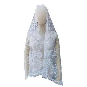 Sophisticated Handmade Tulle Permanent Bridal Face-Covering Soft Lace Veils