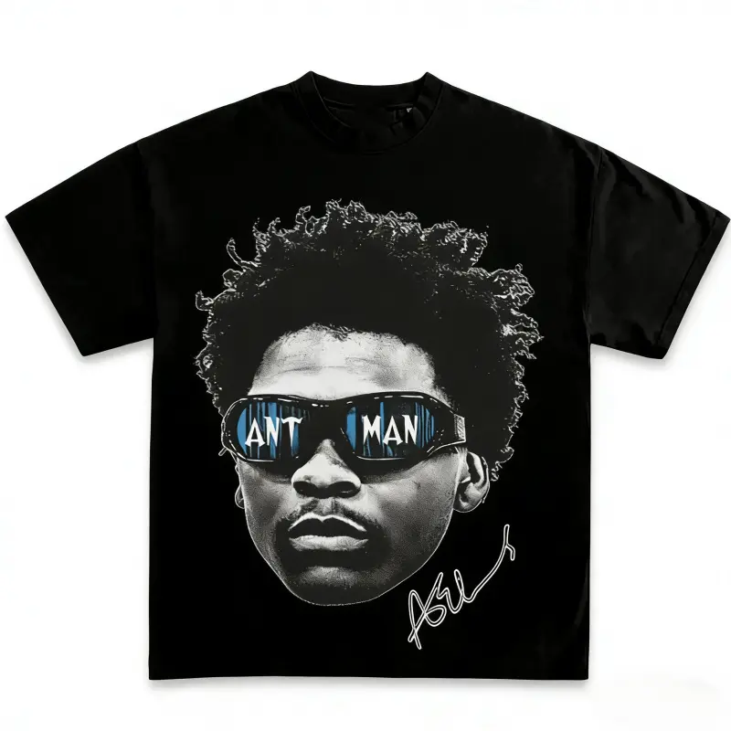 Anthony Edwards Patterned T-Shirt – Casual Sweet Style Unisex Pullover Basketball Pattern Shirt,belle