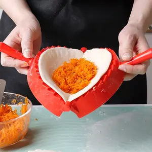 1pc Dough Press Mold, Easy-Press Plastic Pie & Dumpling Mold, Perfect for Homemade Pies, Dumplings & Biscuits, Kitchen Gadgets