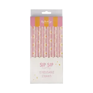 Disco Daisy Reusable Straws