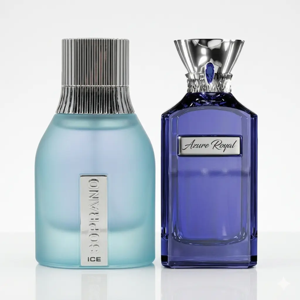 Dumont Soprano Ice 3.4 Oz + Ahmed Al Maghribi Azure Royal 3.4 Oz Bundle