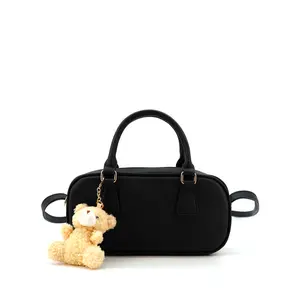 Hailey Teddy Bear Charm Mini Crossbody Bag
