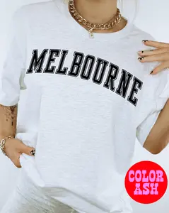 Melbourne Australia Shirt Gifts Tshirt Crew Neck Tee Top Crewneck Short Sleeve T-Shirt Unisex