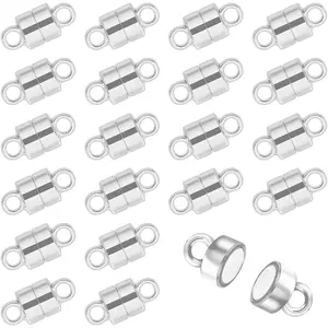 20 Pairs   Clasps for Necklaces & Bracelets  Locking Extenders for DIY  Making Supplies Secure and Easy to Use  Converters