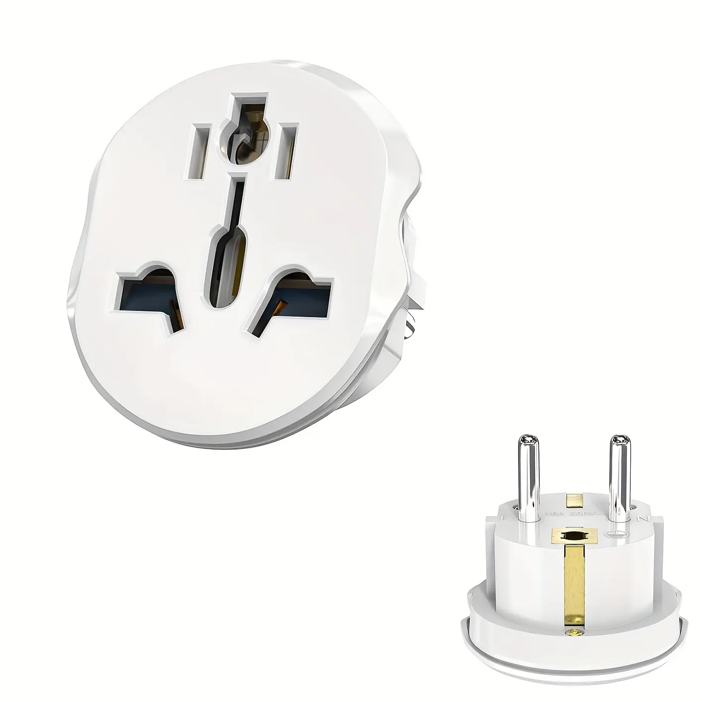 Universal Plug Adapter, Eu Adapter, Travel Plug Adapter, International Plug Adaptor, France Travel Plug Adapter, China Germany Plug Adapter, Power Adapter, Uk to Eu Adapter, World to Europe Adapter, Us To Europe Plug Adapter, European Plug Adapter