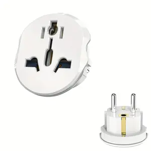 Universal Plug Adapter, Eu Adapter, Travel Plug Adapter, International Plug Adaptor, France Travel Plug Adapter, China Germany Plug Adapter, Power Adapter, Uk to Eu Adapter, World to Europe Adapter, Us To Europe Plug Adapter