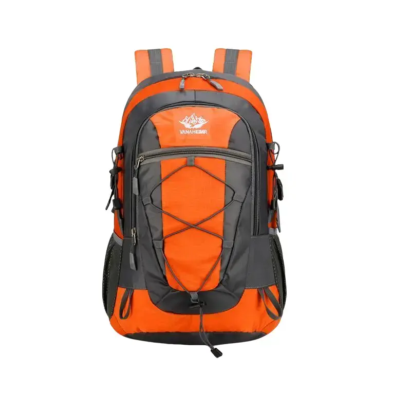 OGEHUAFEE Unisex External Frame Multi-Use Backpack - Lightweight Nylon Fabric 20-35L Outdoor Sport Bag for Hiking, Luggage Storage, Trekking Pole Compatible