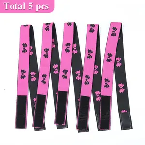 Total 5 Pieces Per Pack Head Band For Wig Melting Band Heatless-Hair Care 1 piece Headband For Women