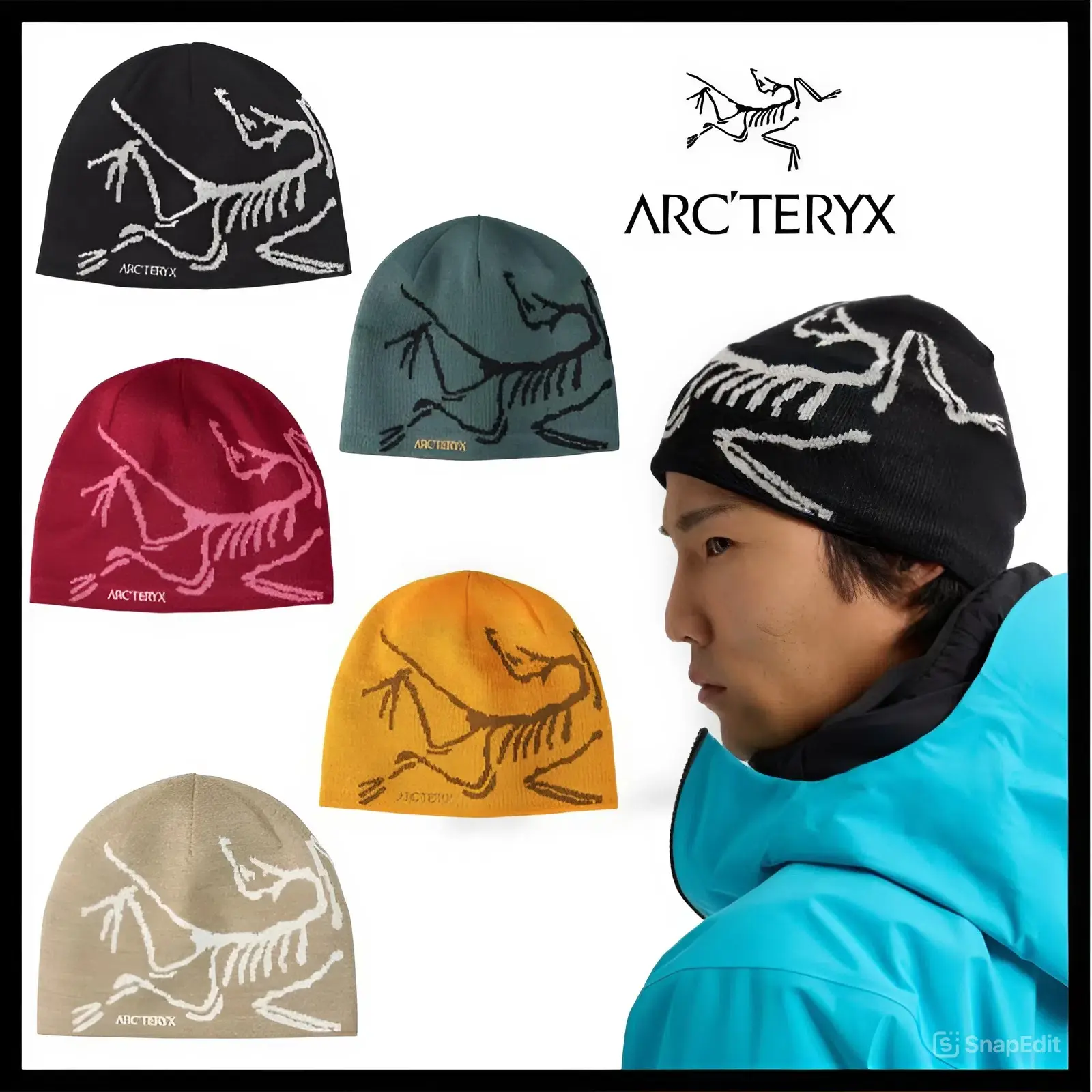 Arc'teryx Beanie Hat – Premium Knit Winter Cap for Men Women, Soft Ribbed Watch Hat, Lightweight Outdoor Adventure Beanie, Hiking Camping Essential, Casual Streetwear Fashion, TikTok USA Favorite
