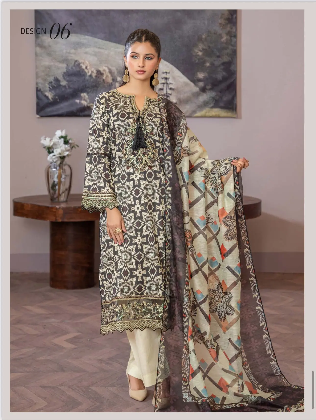 Pakistani Salwar Kameez Set – Ethnic Wear for Women- Ju11