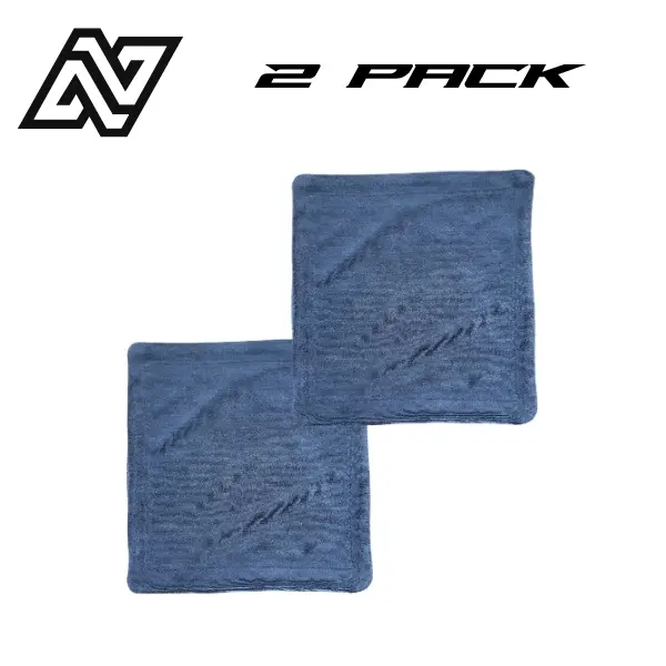Nighthawk Brand DTX6 QT Compact Drying Towel for Glass Cleaning & In Home Spills 8x8 inch 1400 GSM Nano Fabric Korean Microfiber Towel