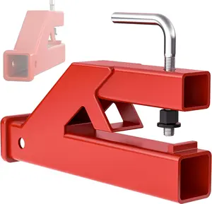 OEDRO Clamp On Trailer Hitch Tractor Ball Bucket Trailer Receiver Hitch 2" Hitch Mount Adapter for Deere Bobcat