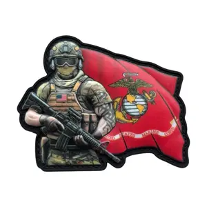MARINE COMBAT SPIRIT PVC MORALE PATCH