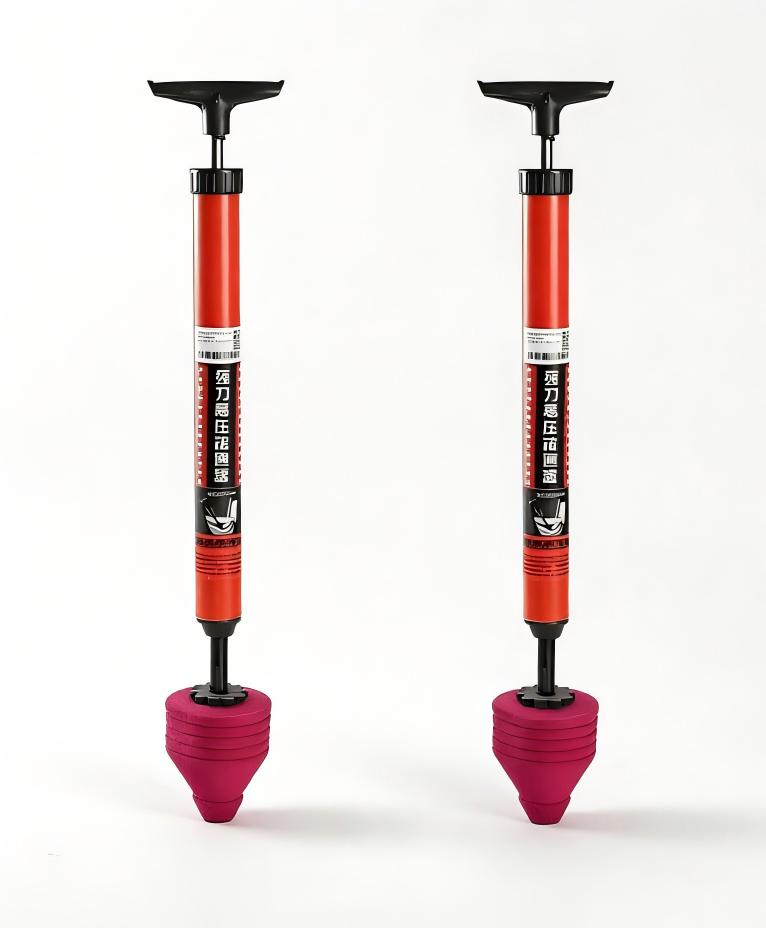 1/2-Pack Toilet Unclogging Tool: High-Performance Pneumatic Drain Blaster—Ideal for Unclogging Drains and Outlets in Toilets,Kitchens, and More.