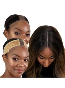 2 Pcs Wigrip Premium Velvet Lace Wig Grip Band for Women, Fully Adjustable Reinforced Hairline, Non-Slip Breathable Glueless Wig Band, Hair Accessories