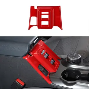 Car Interior Trim Cover, Auto Accessories for Car, Center Console Window Switch Button Panel Trim for 2021+ Ford Bronco