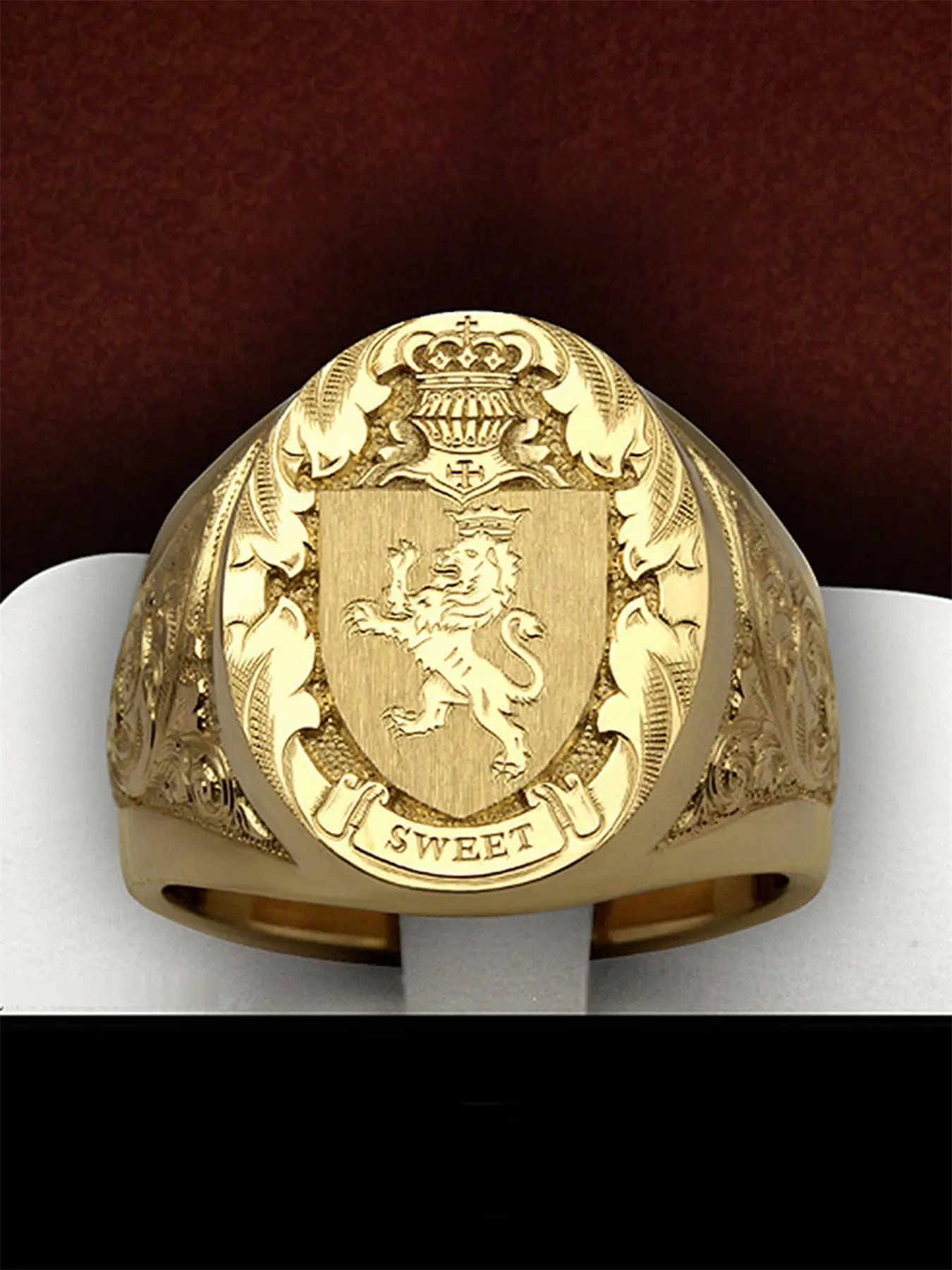 1 PC Fashion Lion Ring For Women&Men Elegant Fashion Rings For Valentine's Day Gift Anniversary Party Band Jewelry Elegant Ring