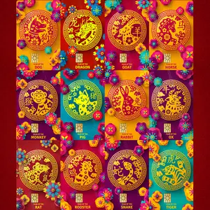 Chinese Zodiac Custom Credit Card Cover Pop Culture Vinyl Skin Stickers sticker New year of the snake
