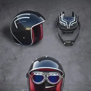Iron Man Transformer Personal Art Helmet, Full Face Safety Helmet, Retro Half Helmet, Unique Design Protective Gear