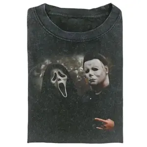 Vintage Halloween Graphic Tee, Michael Myers, Horror Movie Shirt, Horror Character, Funny Halloween Shirt, Unisex T-Shirt