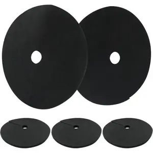 15pcs 42cm Non Woven Tree Mulch Ring, Weed Barrier Mats, Reusable Tree Rings Landscaping for Plant Protection, Weed Control