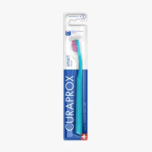 CURAPROX CS Smart Ultra Soft & Gentle Toothbrush with 7600 Curen Filaments for Precise Cleaning and Better Reach Oral Care