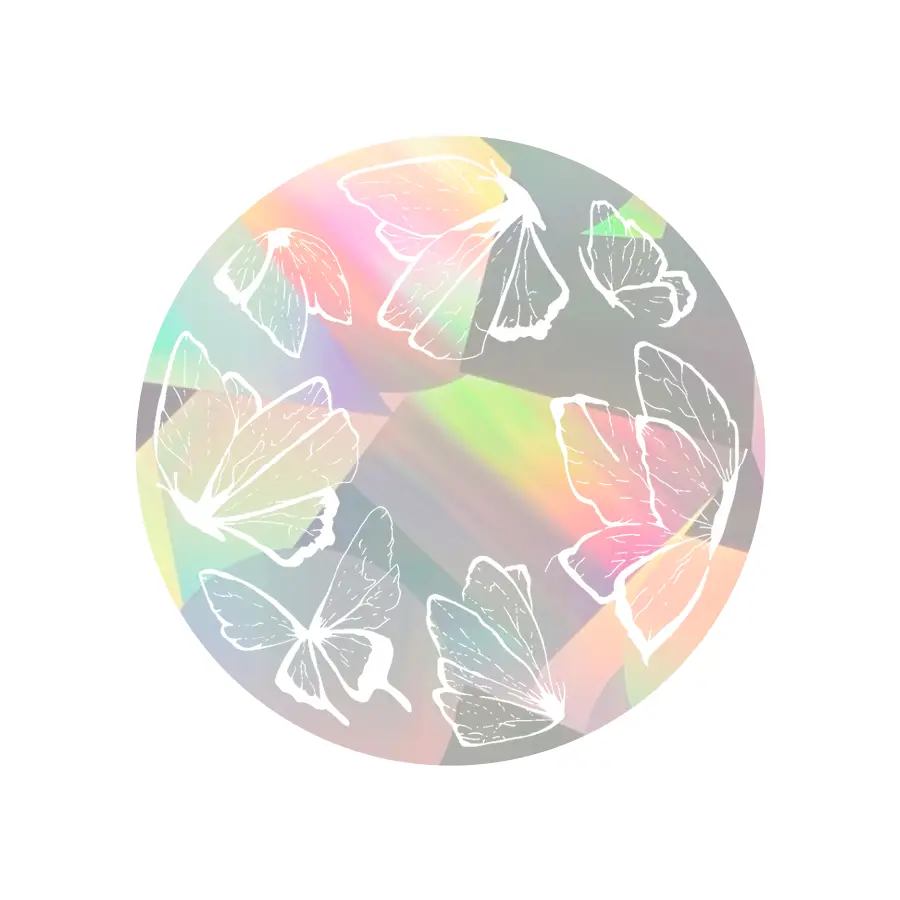 Butterfly Sun Catcher Sticker Butterfly Sun Catcher Sticker