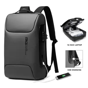 Men's backpack, business commuting daily computer bag, multi-pocket storage backpack, student backpack with anti-theft password lock